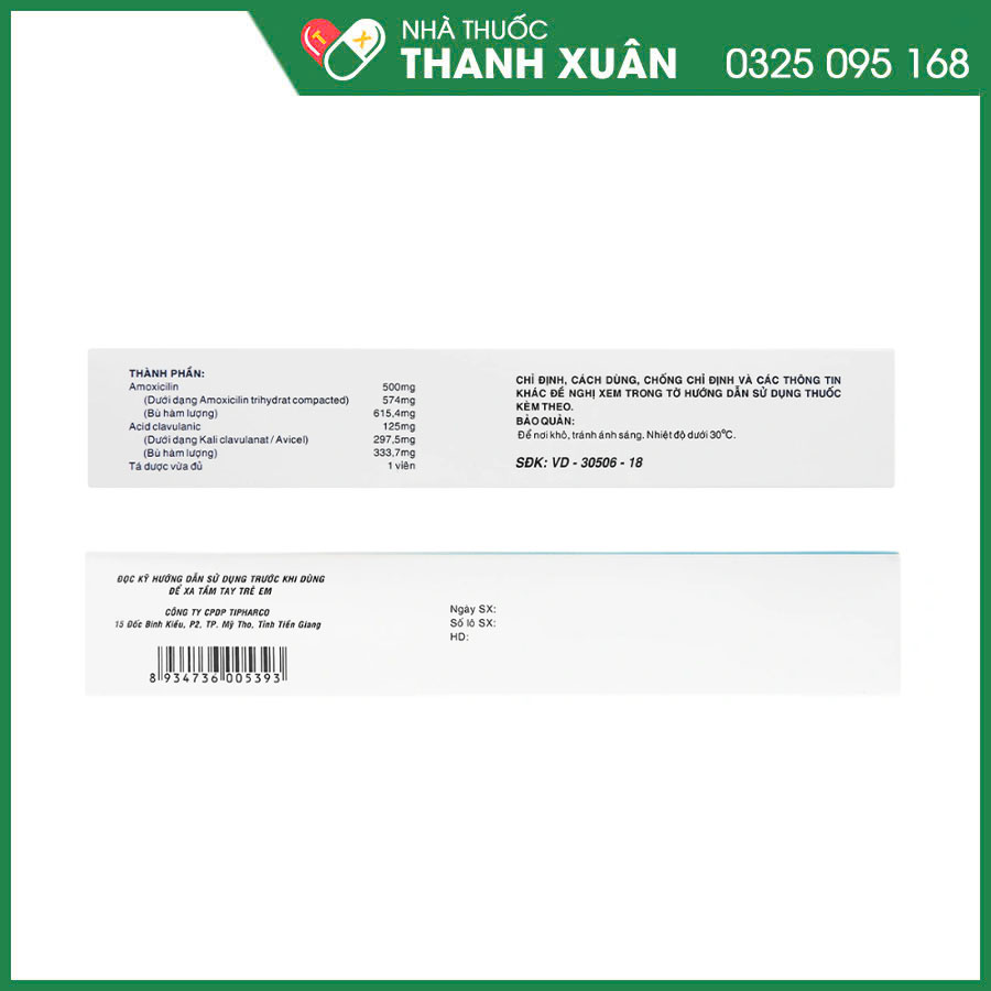 Auclatyl 500mg/125mg thuốc kháng sinh điều trị nhiễm khuẩn đường hô hấp, tiết niệu - sinh dục, da và mô mềm, xương khớp và nha khoa